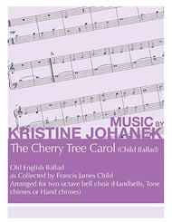 The Cherry Tree Carol (Child Ballad) Handbell sheet music cover Thumbnail